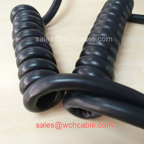 Screened Polyurethane Curly Cord